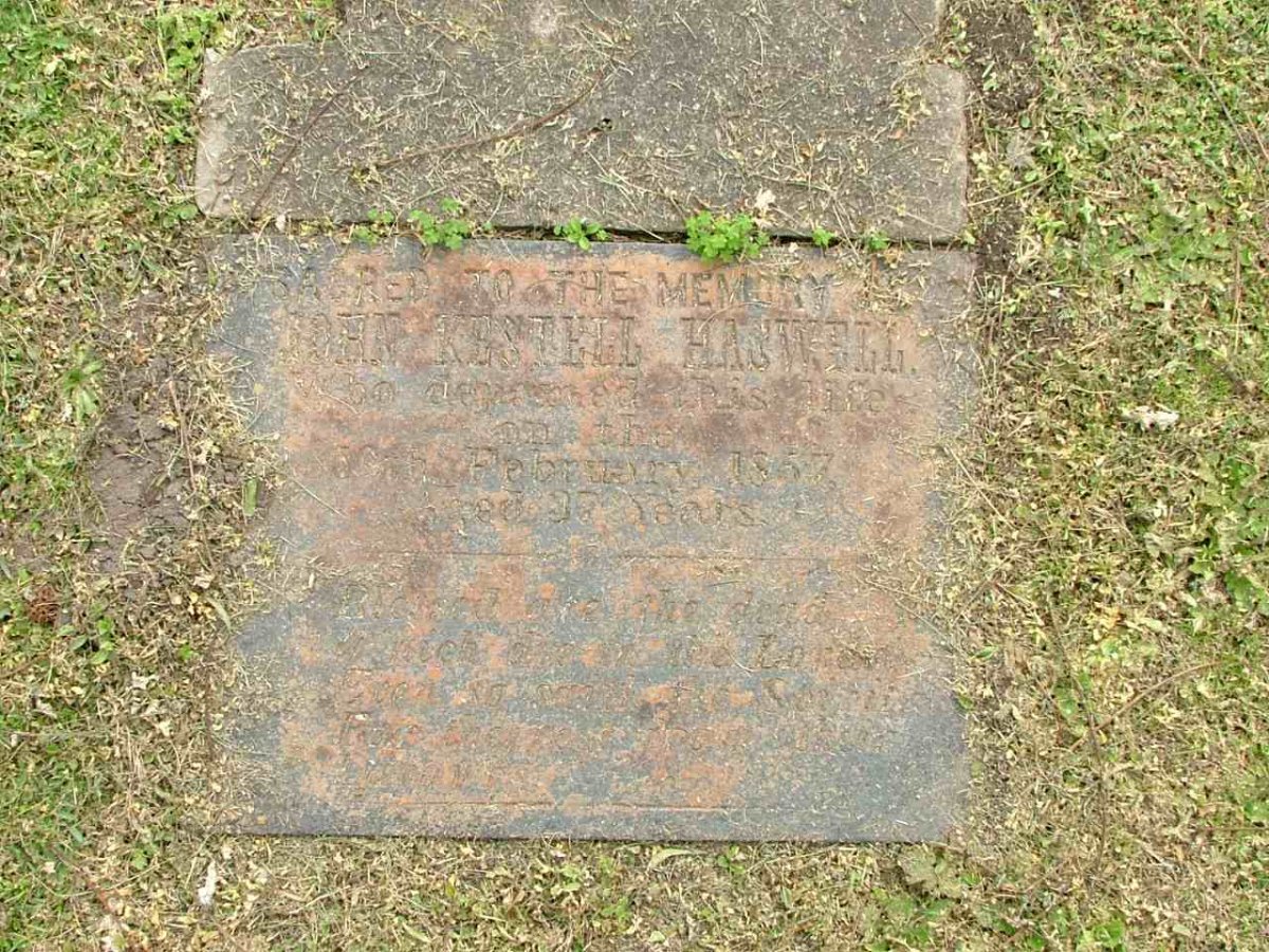 HASWELL John Kestell -1857