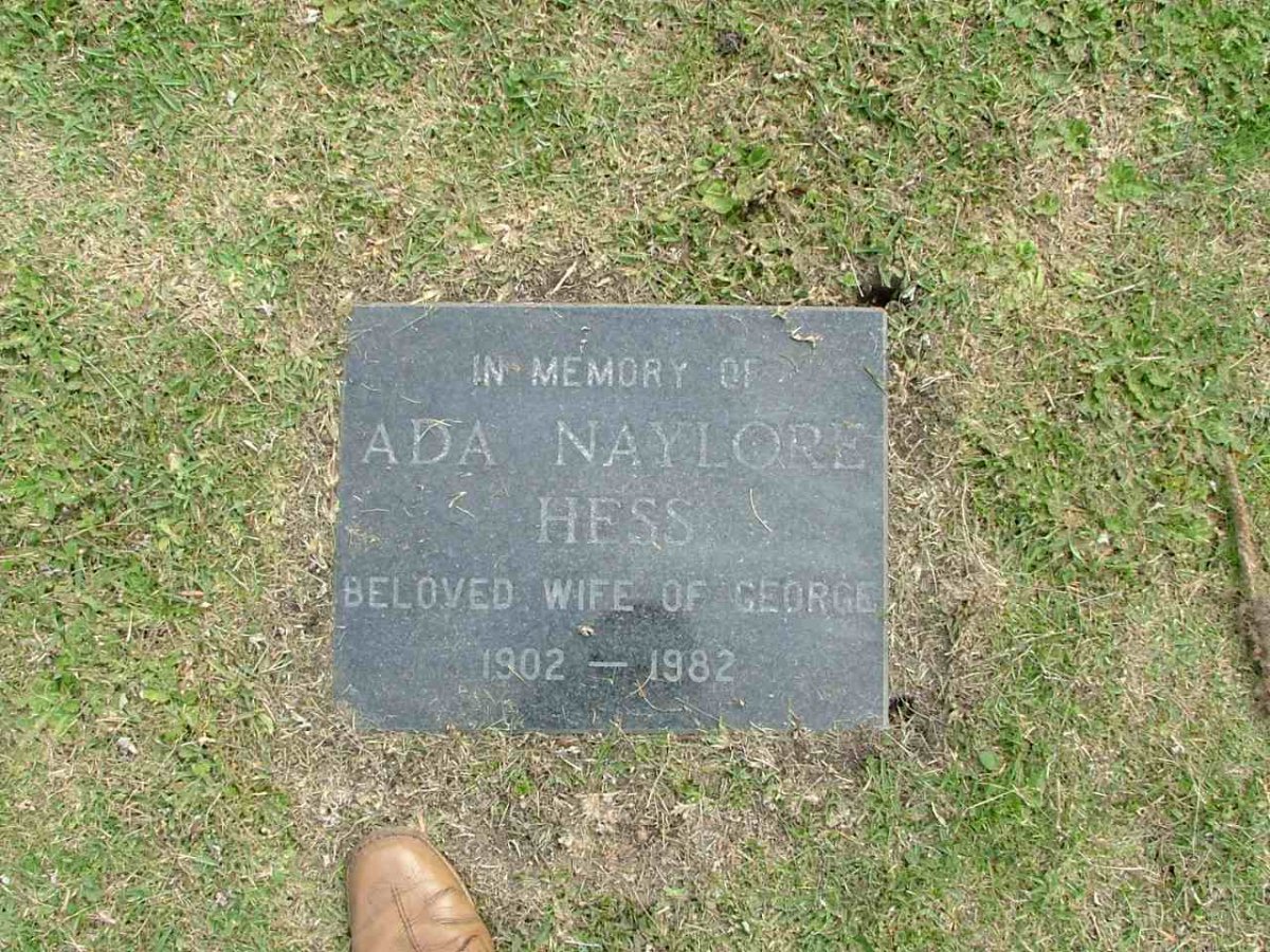 HESS Ada Naylore 1902-1982