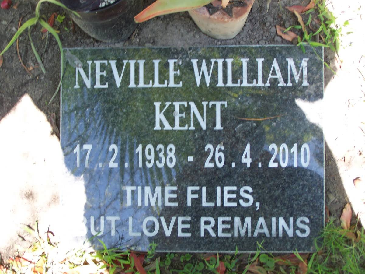KENT Neville William 1938-2010