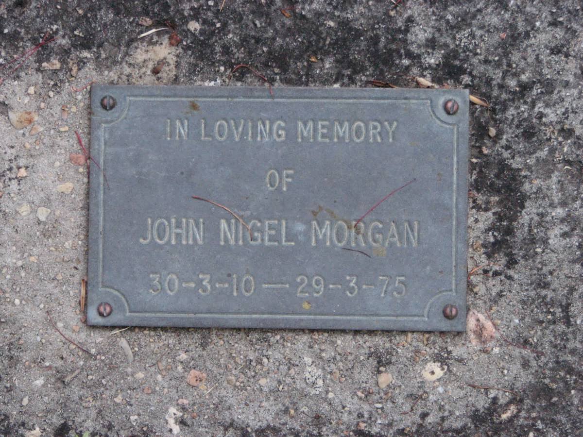MORGAN John Nigel 1910-1975