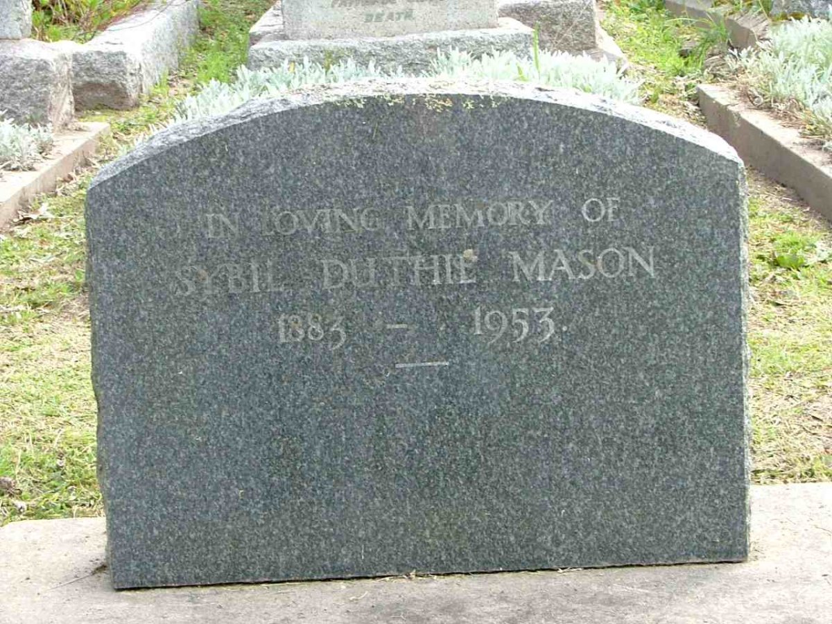 MASON Sybil Duthie 1883-1953