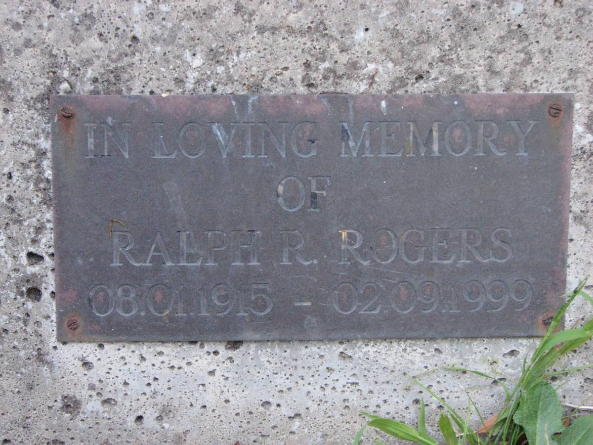 ROGERS Ralph R. 1915-1999