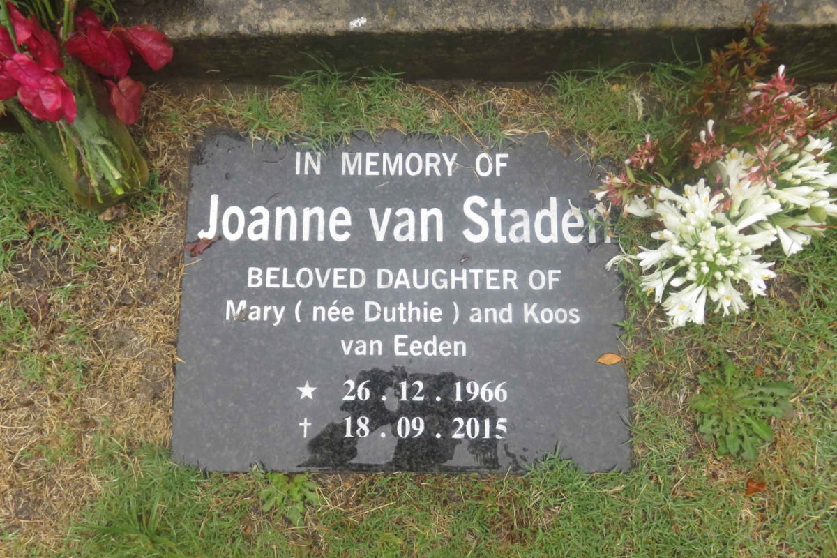 STADEN Joanne, van 1966-2015