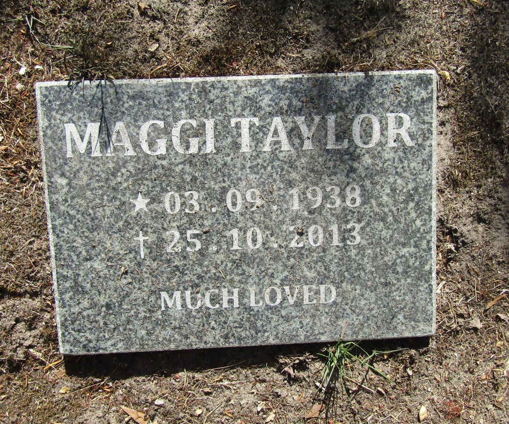 TAYLOR Maggi 1938-2013