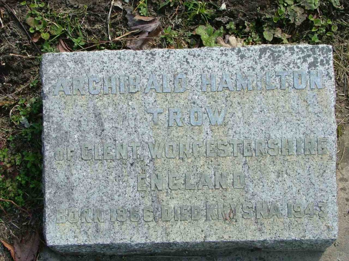 TROW Archibald Hamilton 1866-1943