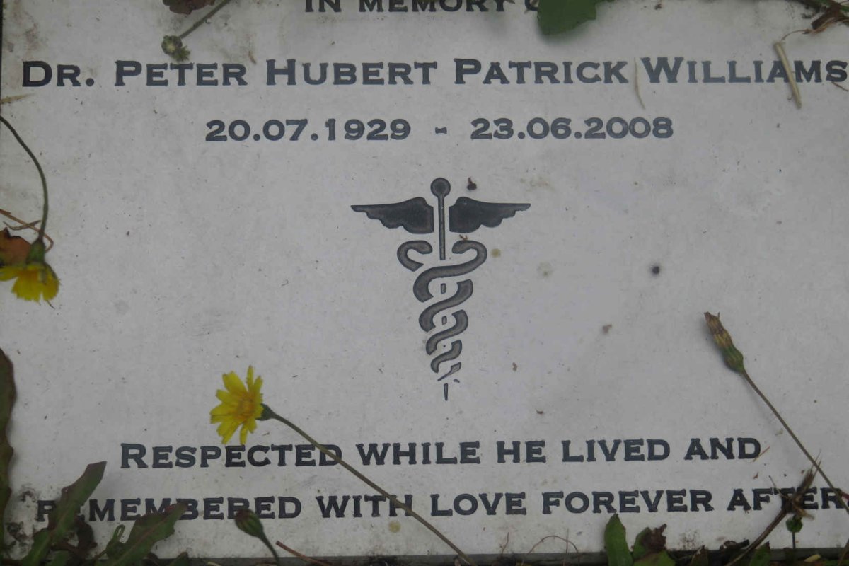 WILLIAMS Peter Hubert Patrick 1929-2008