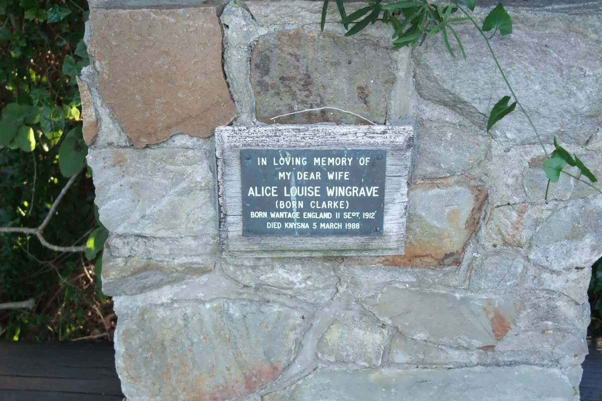 WINGRAVE Alice Louise nee CLARKE 1912-1988