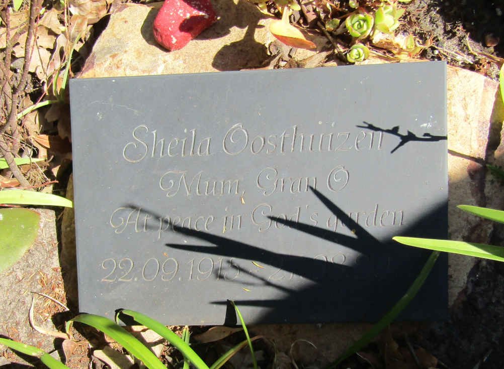 OOSTHUIZEN Sheila 1915-19??