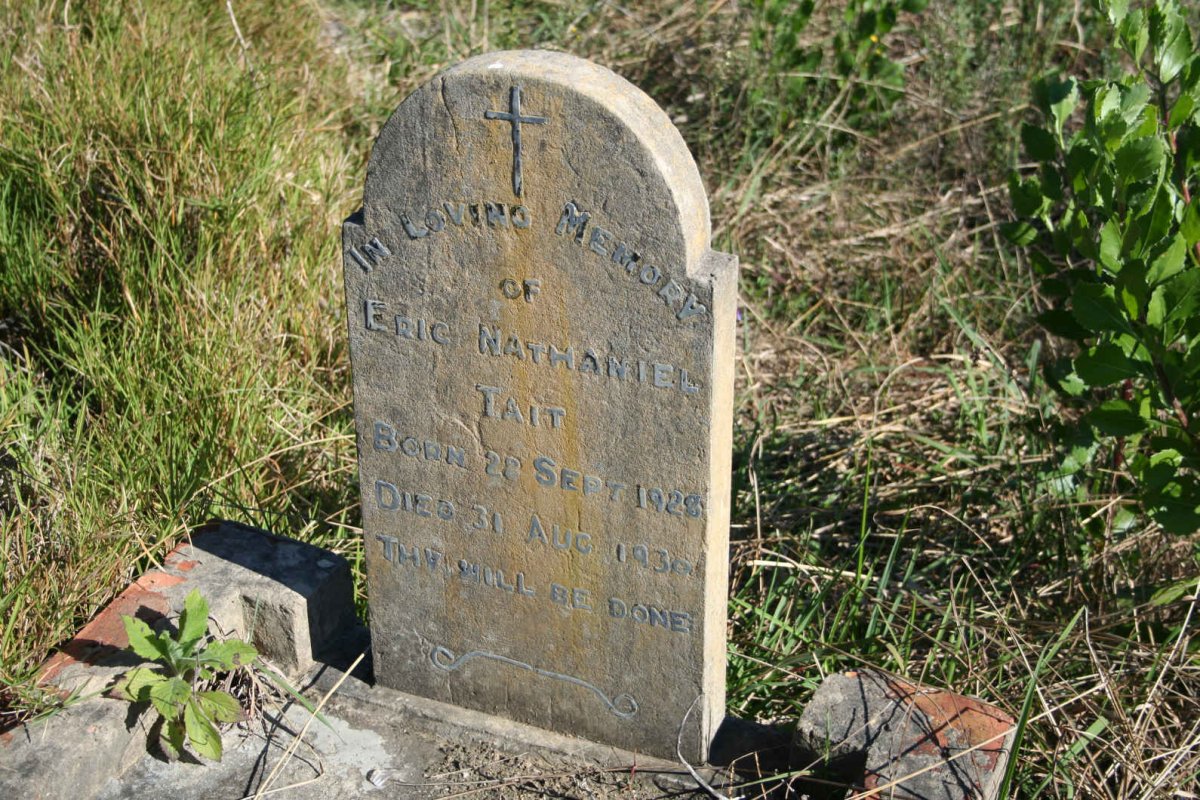 TAIT Eric Nathaniel 1928-1930