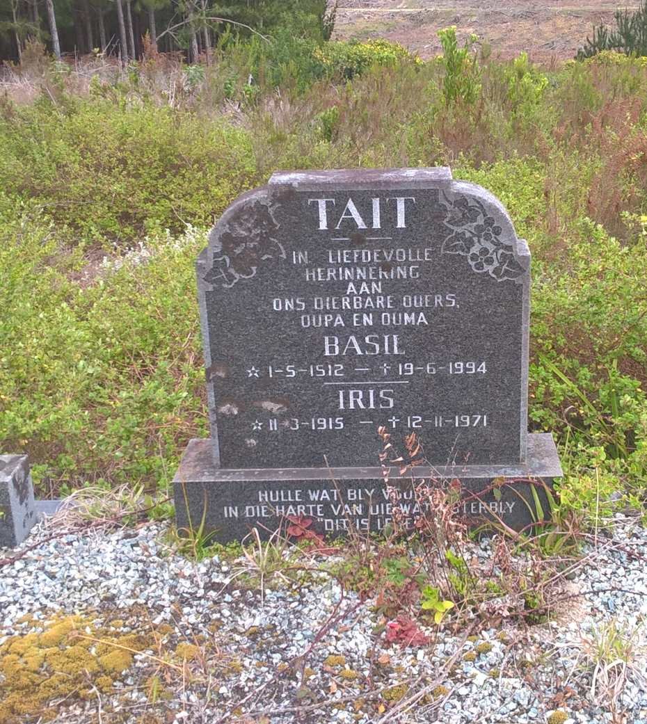 TAIT Basil 1912-1994 &amp; Iris 1915-1971