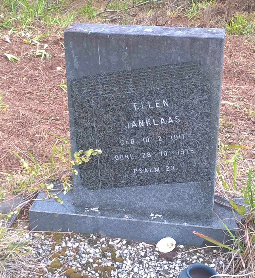 JANKLAAS Ellen 1917-1975