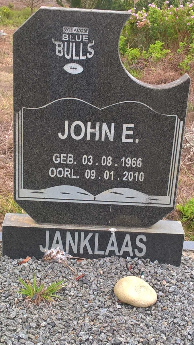 JANKLAAS John E. 1966-2010