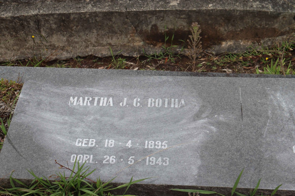BOTHA Martha J.C. 1895-1943