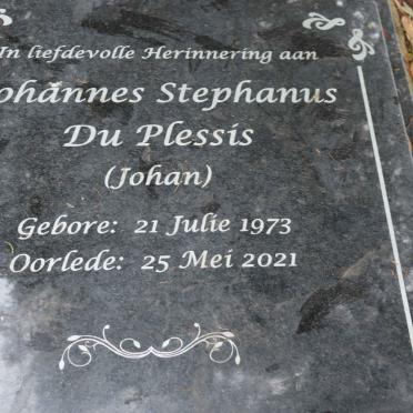 PLESSIS Johannes Stephanus, du 1973-2021