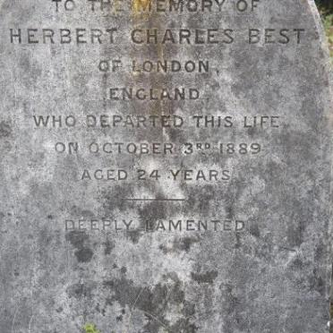 BEST Herbert Charles -1889