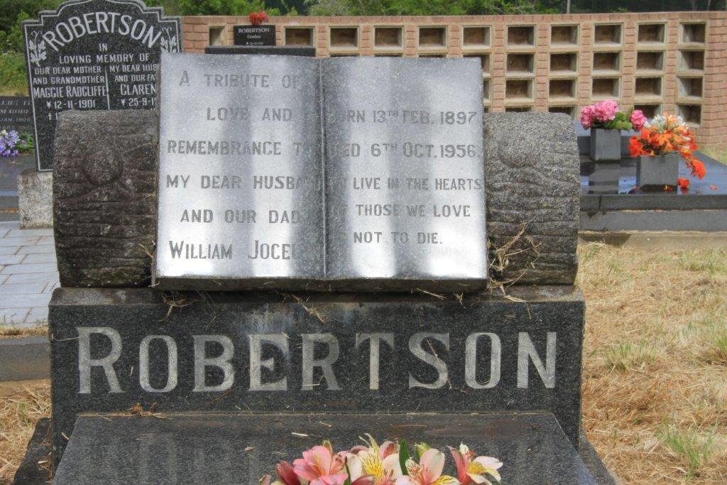 ROBERTSON William Jocelyn 1897-1956