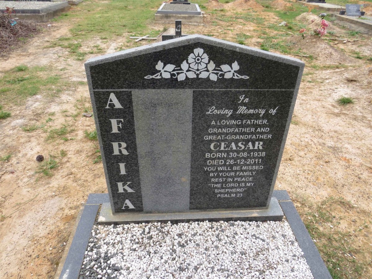 AFRIKA Ceasar 1938-2011