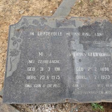 BOUWER Solomon Gerhardus 1898-1973 & M.J TERBLANCHE 1911-1975 _1