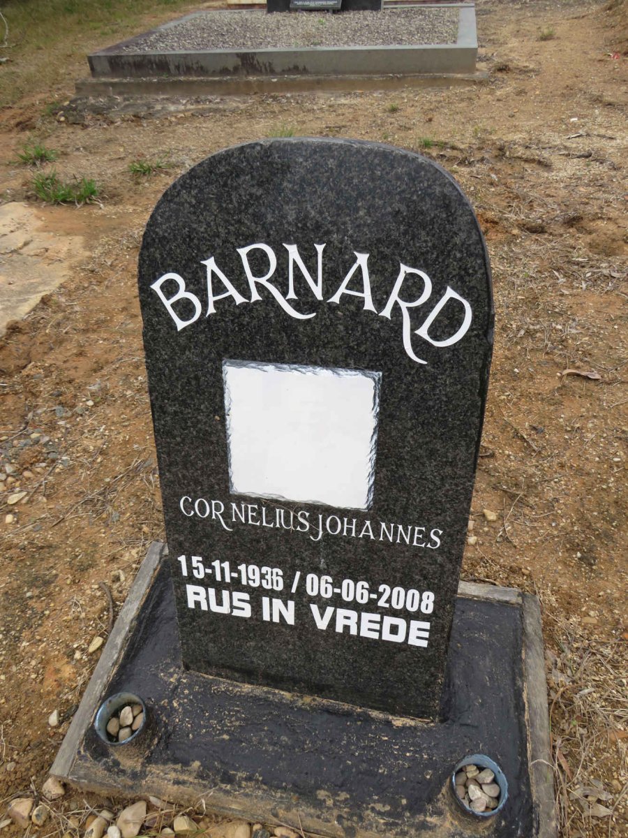BARNARD Cornelius Johannes 1936-2008