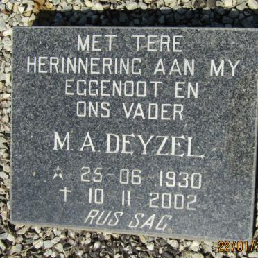 DEYZEL M.A. 1930-2002