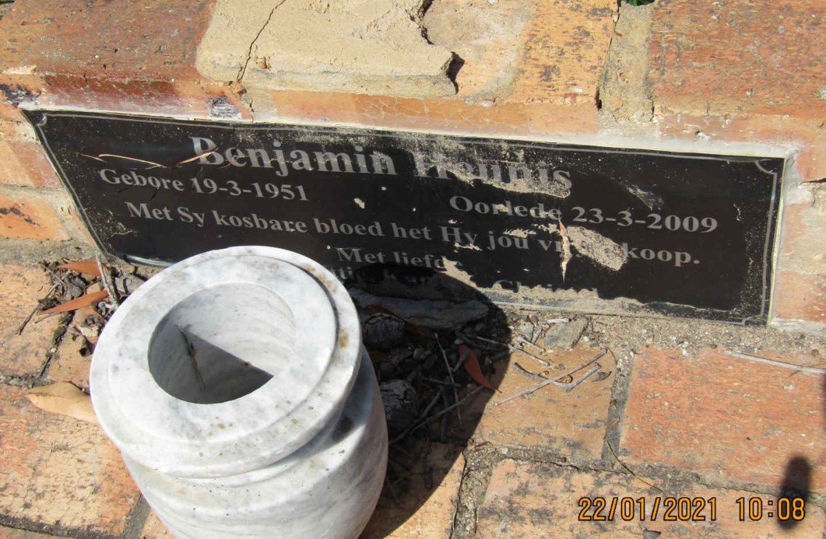 HEUNIS Benjamin 1951-2009