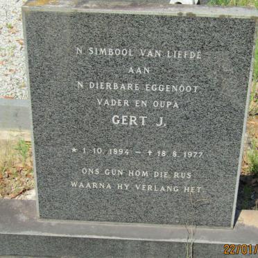 NEL Gert J. 1894-1977