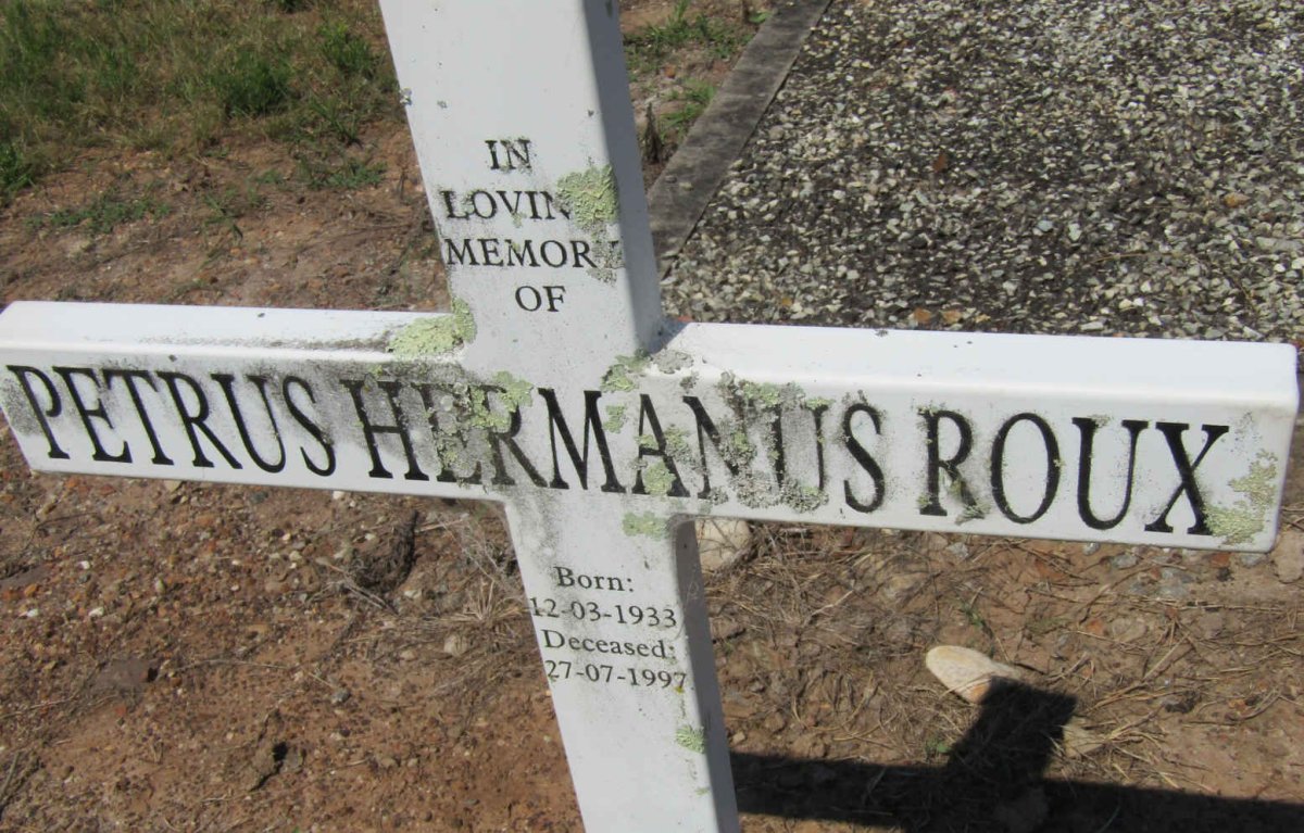 ROUX Petrus Hermanus 1933-1997