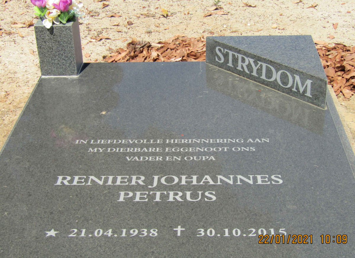 STRYDOM Renier Johannes Petrus 1938-2015