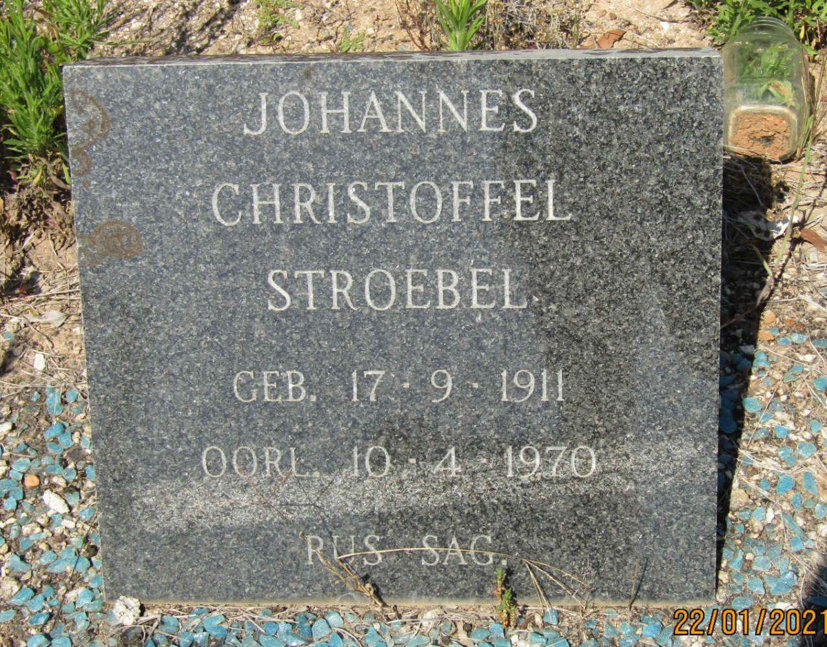 STROEBEL Johannes Christoffel 1911-1970