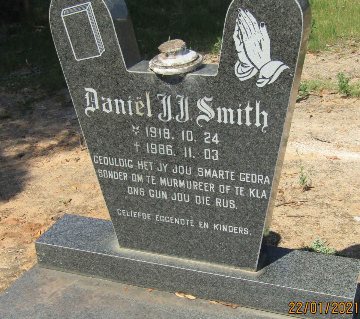 SMITH Daniel J.J. 1918-1986