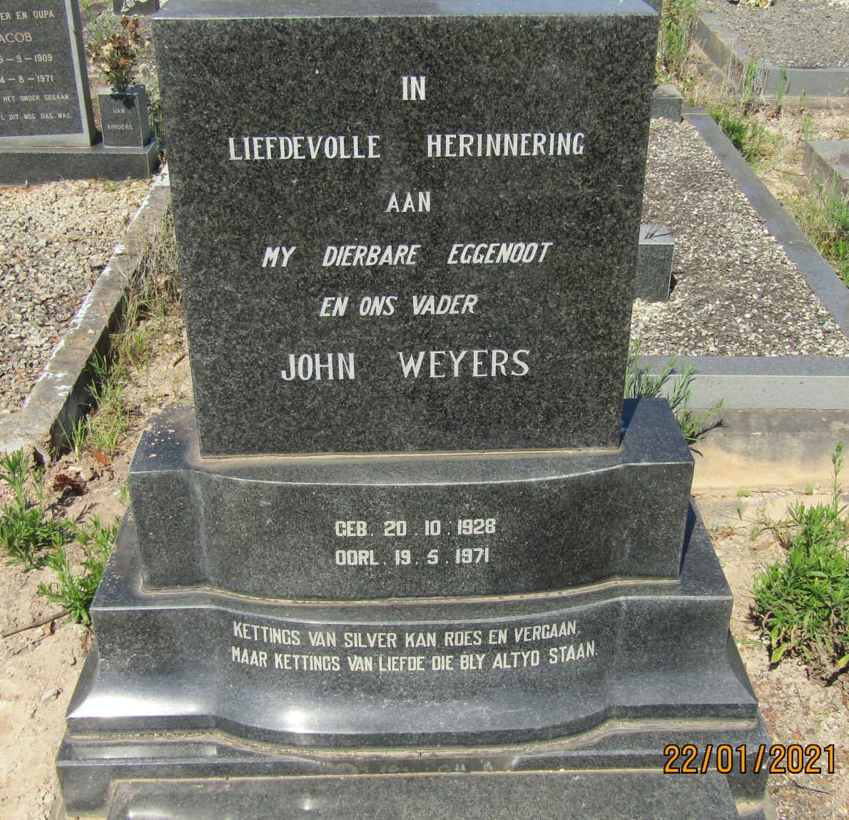 WEYERS John 1928-1971