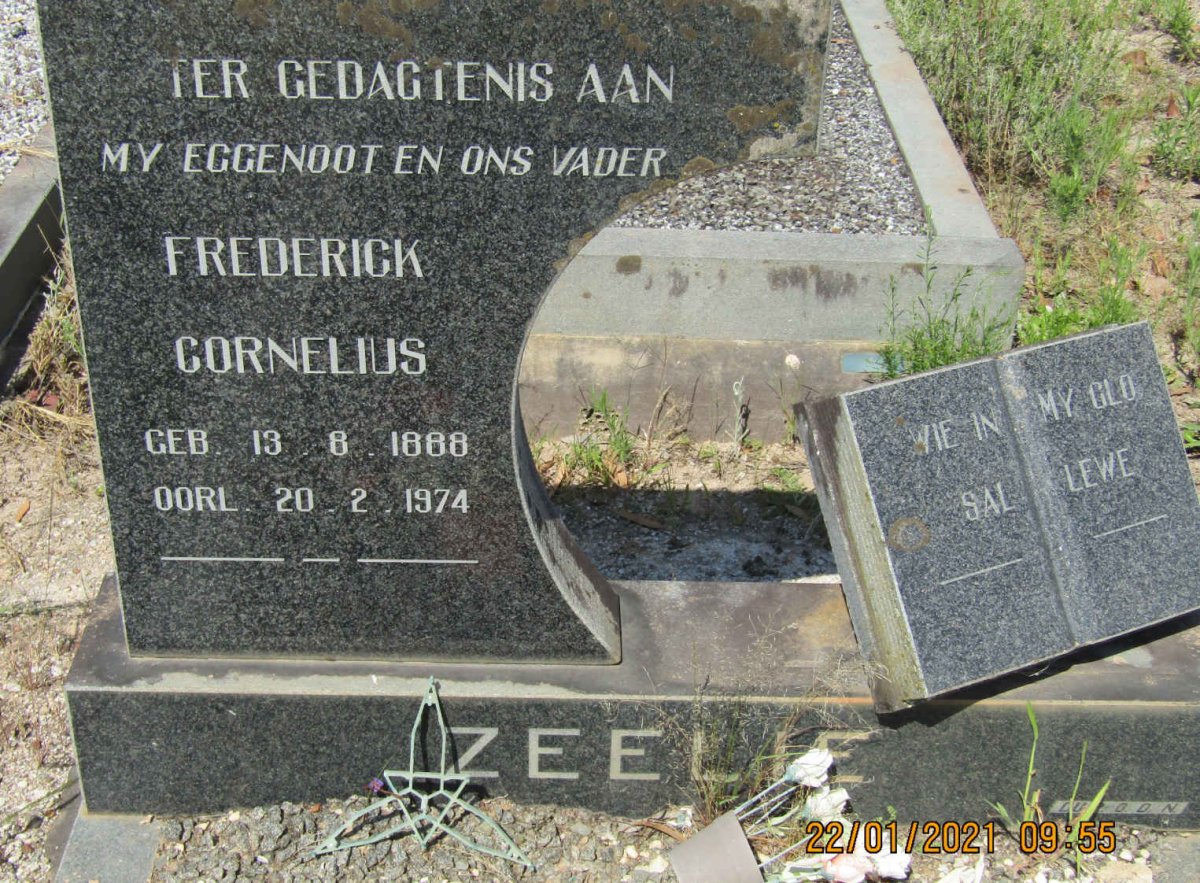ZEELIE Frederick Cornelius 1888-1974