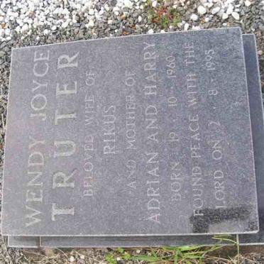 TRUTER Wendy Joyce 1960-1995