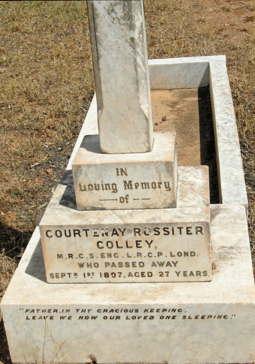 COLLEY Courtenay Rossiter -1897