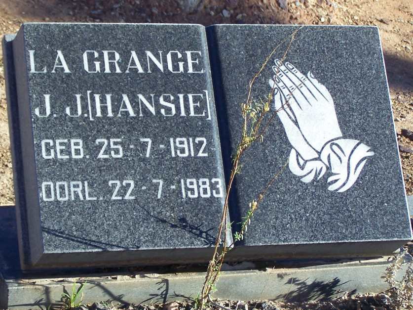 GRANGE J.J., la 1912-1983