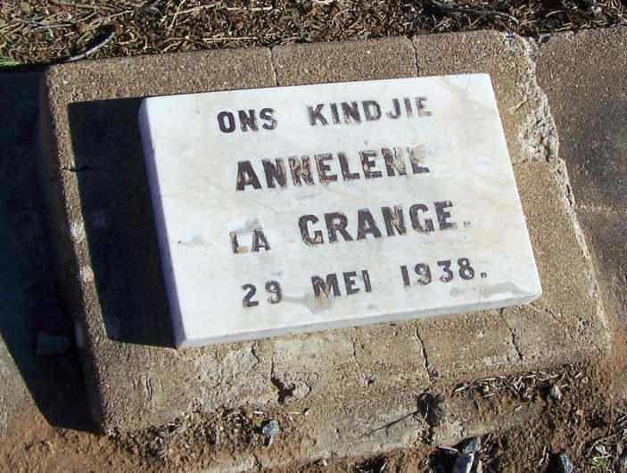 GRANGE Annelene, la -1938