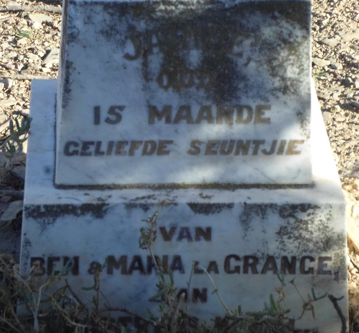 GRANGE Jannie, la