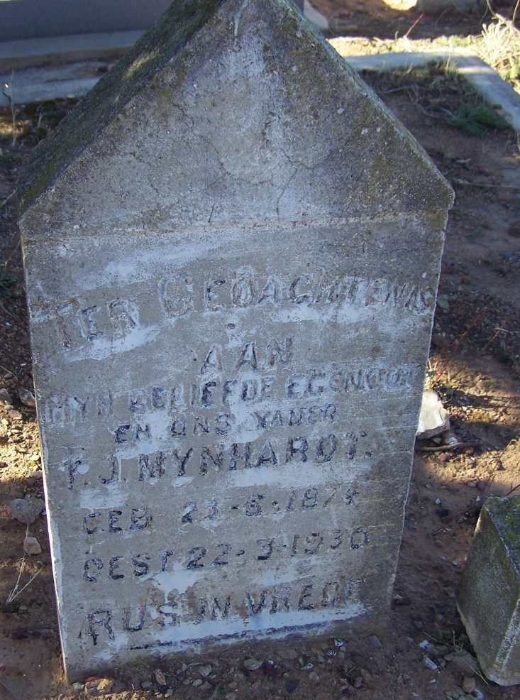 MYNHARDT P.J. 1874-1930