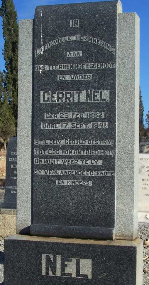 NEL Gerrit 1882-1941
