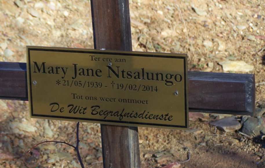 NTSALUNGO Mary Jane 1939-2014