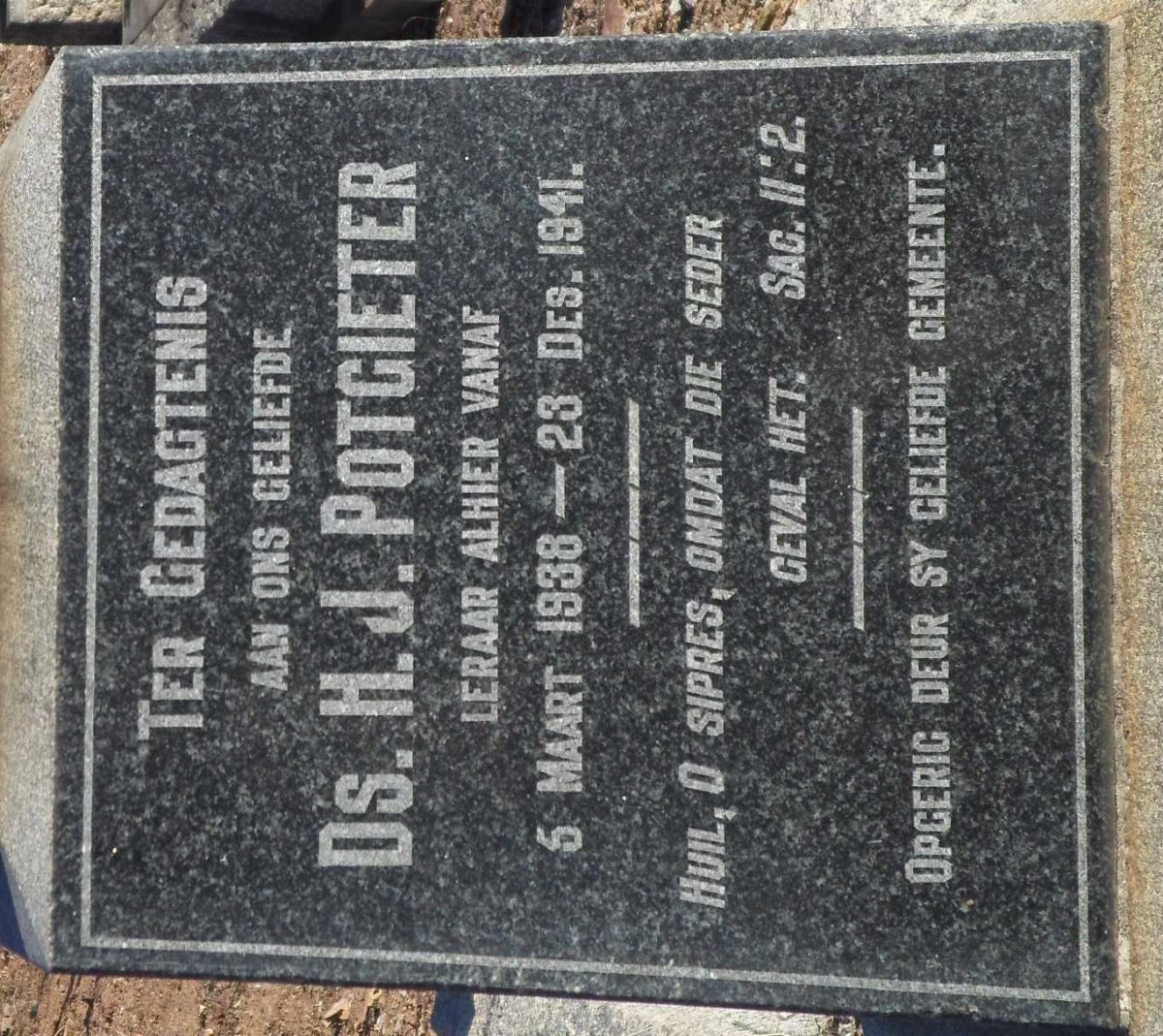 POTGIETER H.J.
