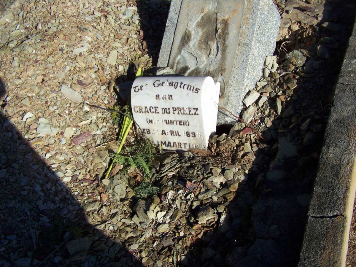 PREEZ Grace, du nee HUNTER 1895-1925