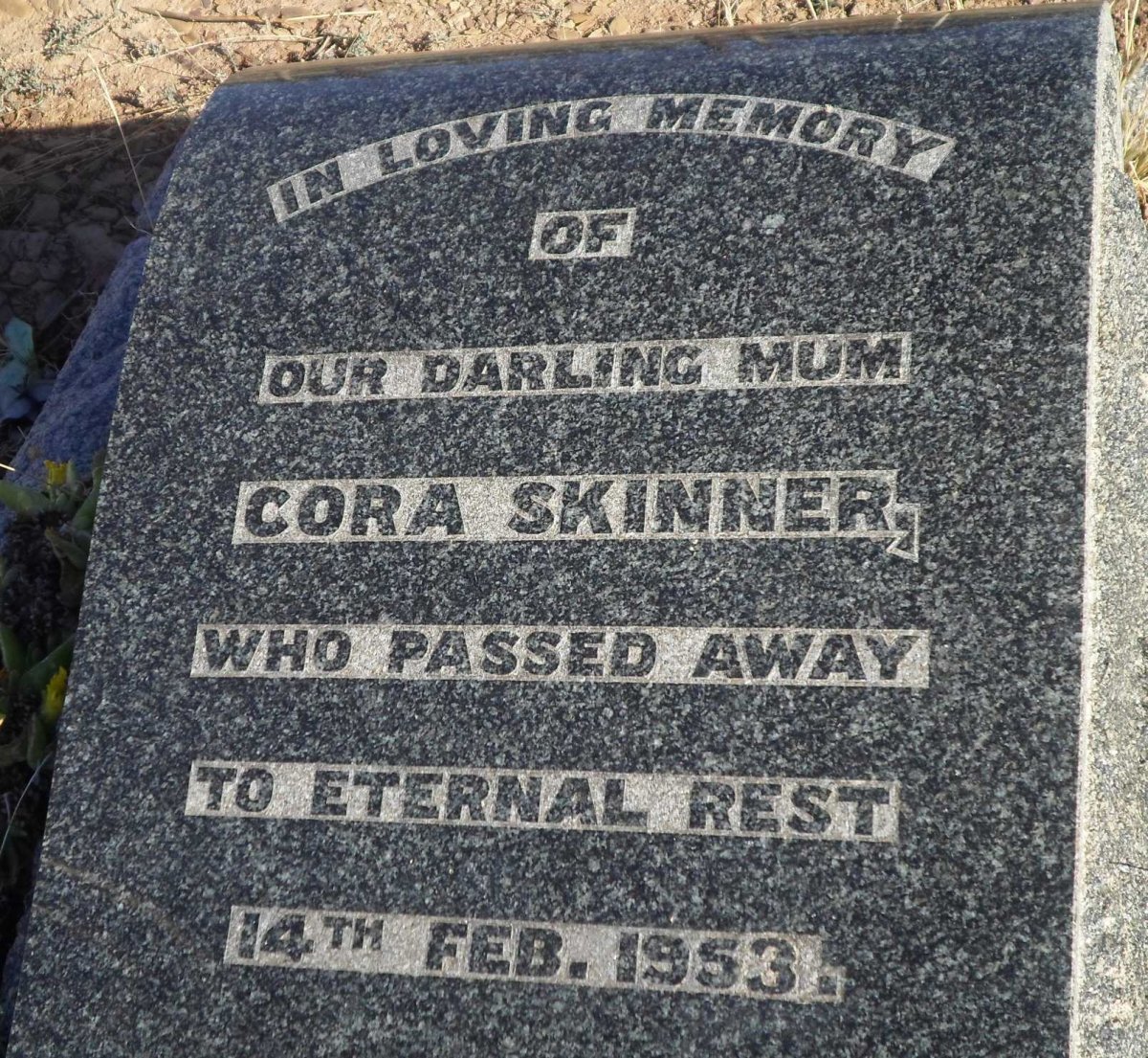 SKINNER Cora -1953