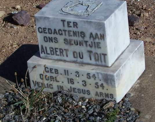 TOIT Albert, du 1954-1954