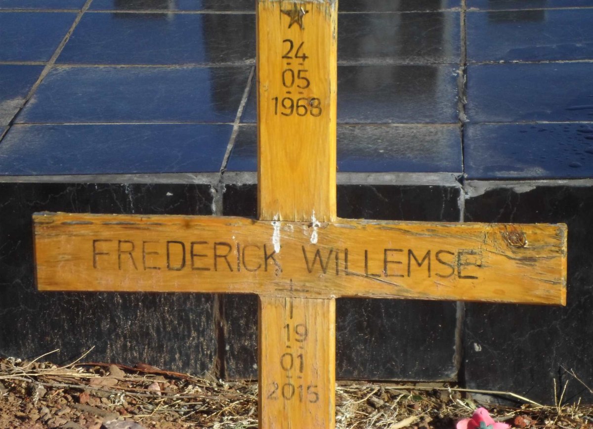 WILLEMSE Frederick 1968-2015