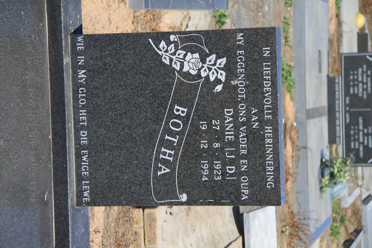 BOTHA J.D. 1923-1994