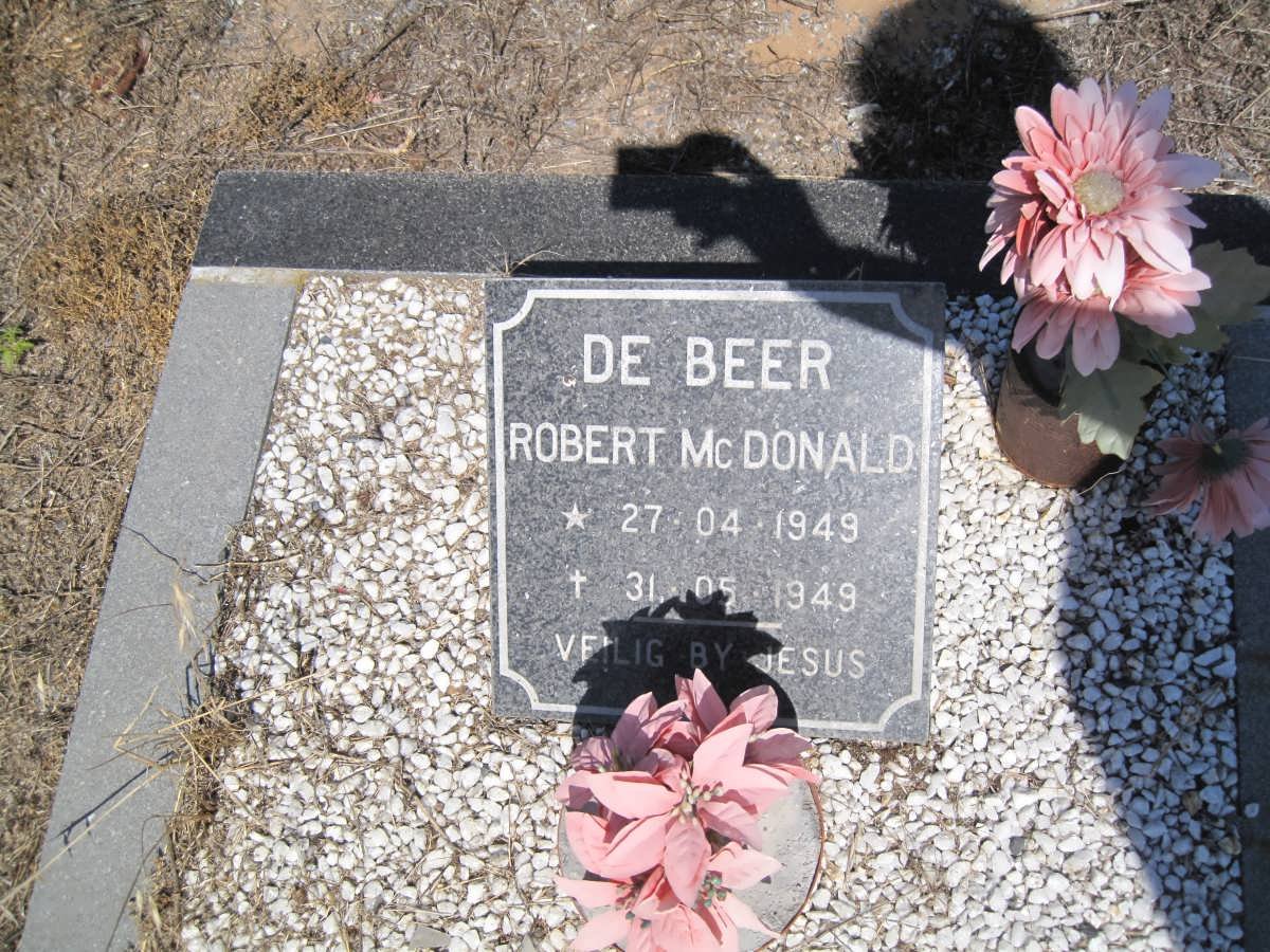 BEER Robert McDonald, de  1949-1949