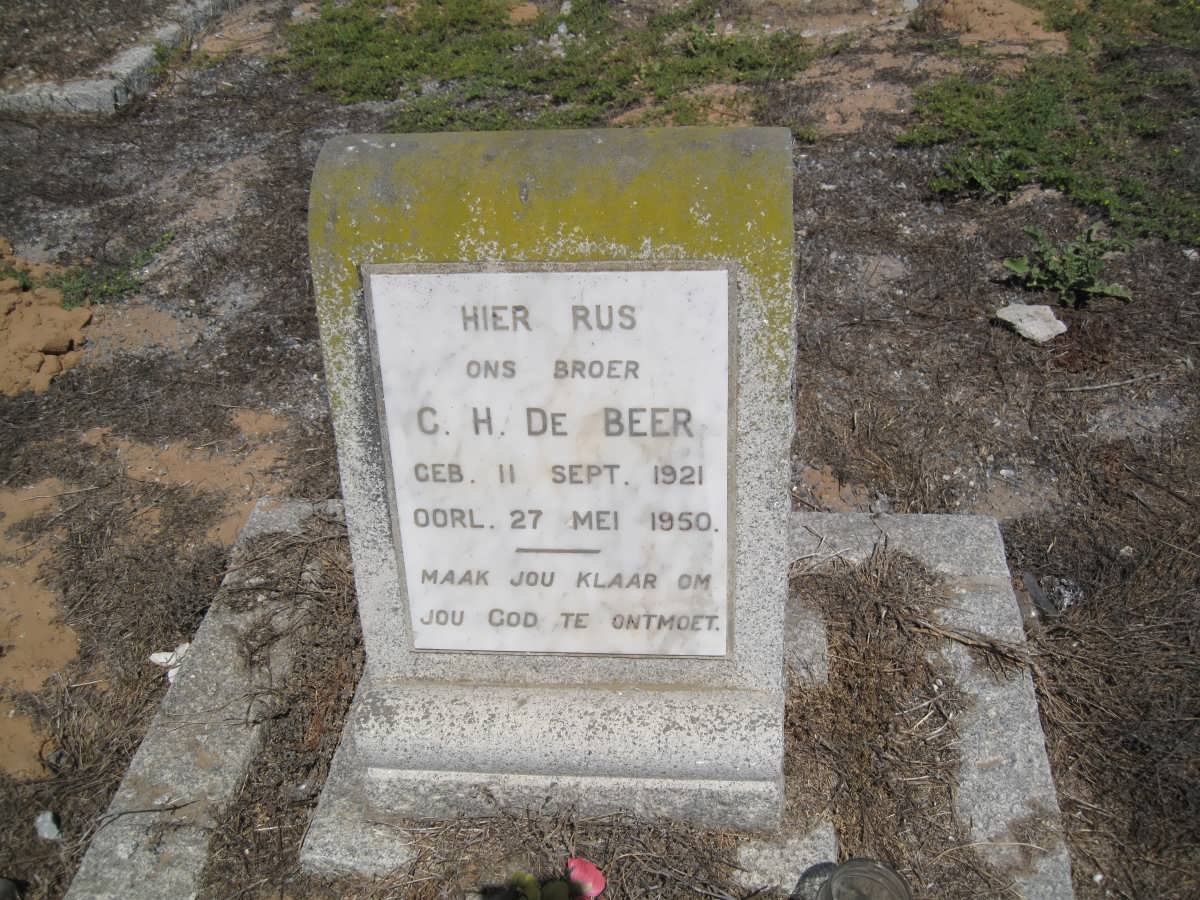 BEER C.H., de 1921-1950