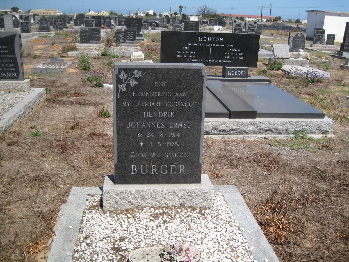 BURGER Hendrik Johannes Ernst 1914-1975