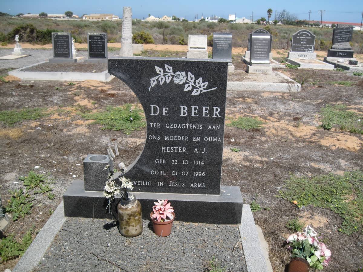 BEER Hester A.J., de 1914-1996